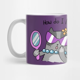 "How do I look? Fancy Cat Mug